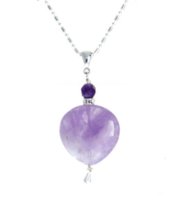 Cape Amethyst Necklace for Crown Chakra