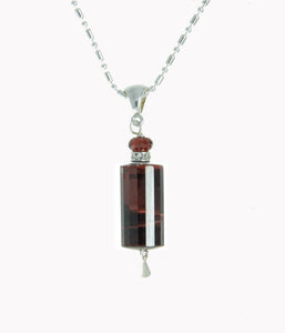 Red Tiger Eye Necklace - root chakra necklace
