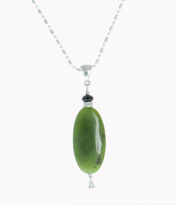 British Columbian Jade Necklace for Heart Chakra