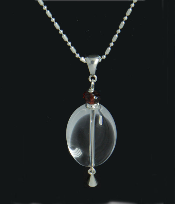 Cyrstal Quartz - seventh chakra necklace