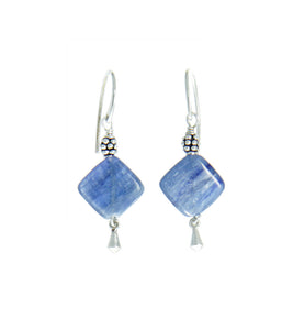 Kyanite Earrings for Throat Chakra