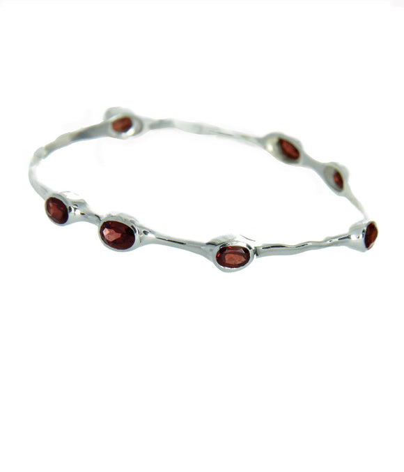 Red Garnet Bracelet - root chakra bracelet