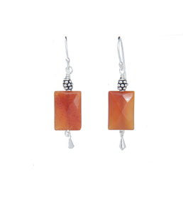 Carnelian Earrings for Sacral Chakra