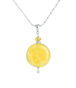 Yellow Calcite & AA Citrine Necklace - Core Chakra