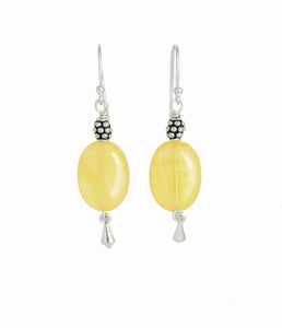 Yellow Calcite Earrings - Core Chakra