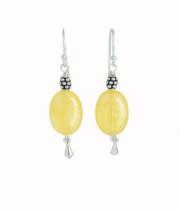 Yellow Calcite Earrings - Core Chakra