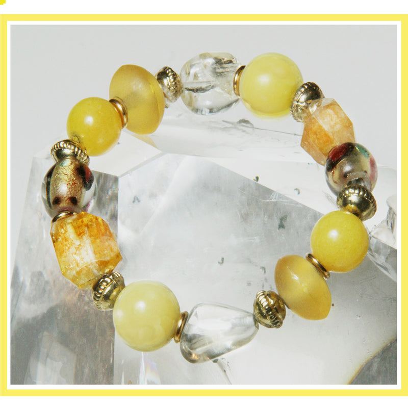 SUNSHINE STRETCH BRACELET FOR CORE CHAKRA – Chakra Jewel