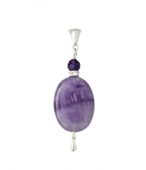 Dogtooth Amethyst - seventh chakra pendant