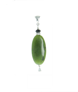 British Columbian Jade Pendant for Heart Chakra